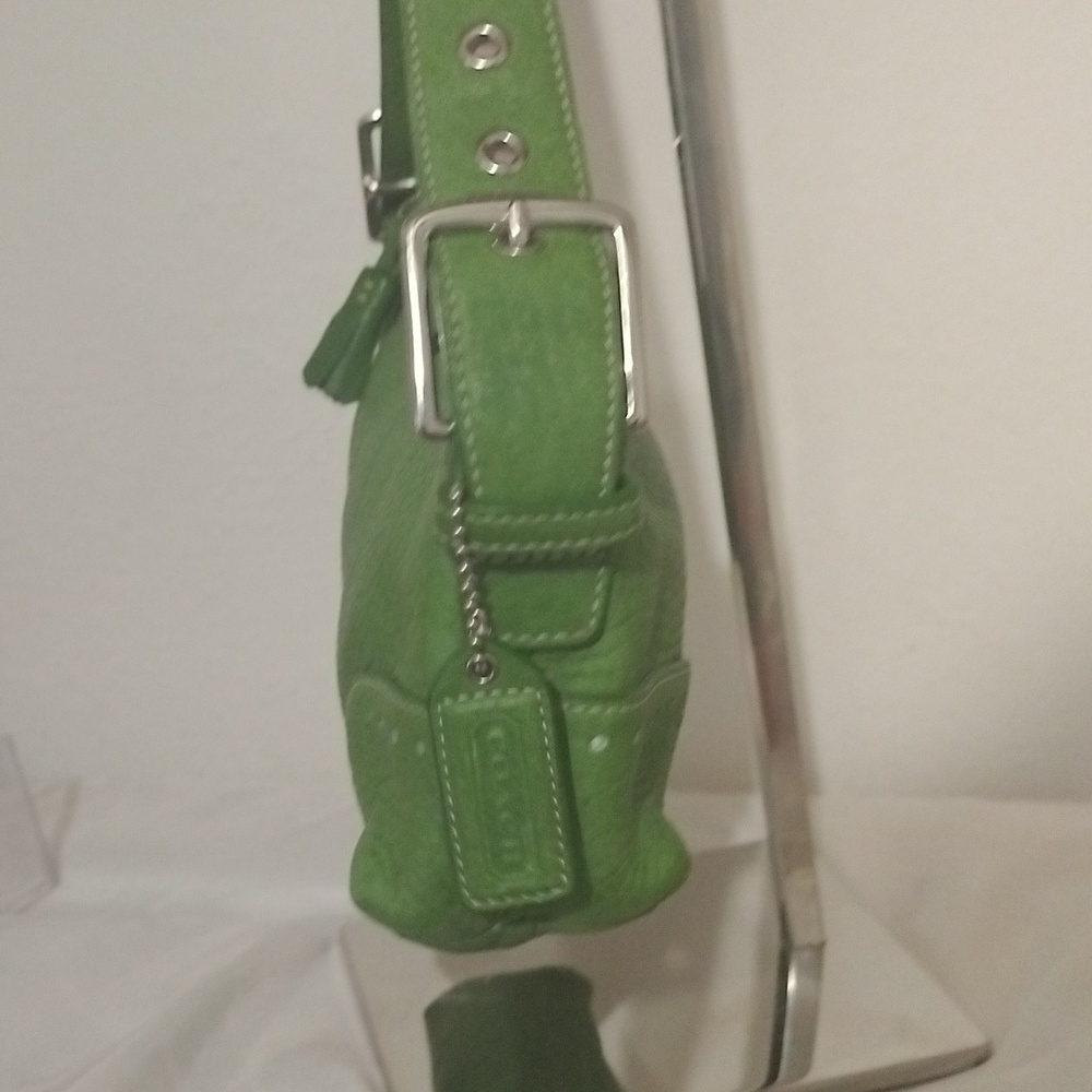 Coach Y2K Hamilton Green Pebbled Leather - Picture 3 of 7